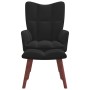 Relaxation armchair with black velvet stool by vidaXL, Armchairs - Ref: Foro24-328068, Price: 118,25 €, Discount: %