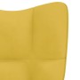 Sillón de relax de terciopelo amarillo mostaza de vidaXL, Sillones - Ref: Foro24-328058, Precio: 109,03 €, Descuento: %