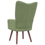 Light green velvet relaxation armchair by vidaXL, Armchairs - Ref: Foro24-328054, Price: 129,99 €, Discount: %