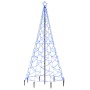 Weihnachtsbaum mit Metallstange 500 blaue LEDs 3 m von vidaXL, Weihnachtsbäume - Ref: Foro24-328628, Preis: 115,99 €, Rabatt: %