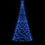 Árbol de Navidad con poste de metal 500 LEDs azul 3 m de vidaXL, Arboles de navidad - Ref: Foro24-328628, Precio: 114,96 €, D...