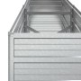 Silver galvanized steel flower bed 160x40x45 cm by vidaXL, Pots and planters - Ref: Foro24-316895, Price: 40,81 €, Discount: %