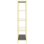 Gold and black tempered glass shelf by vidaXL, Bookcases and shelves - Ref: Foro24-331642, Price: 117,08 €, Discount: %