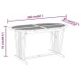 Mesa de jardín madera maciza de eucalipto 160x85x75 cm de vidaXL, Mesas de jardín - Ref: Foro24-316071, Precio: 142,19 €, Des...