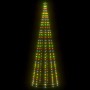 Cone-shaped Christmas tree 330 colorful LEDs 100x300 cm by vidaXL, Christmas trees - Ref: Foro24-51289, Price: 91,09 €, Disco...