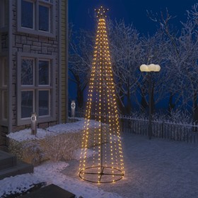 Kegelförmiger Weihnachtsbaum 400 warmweiße LEDs 100x360 cm von vidaXL, Weihnachtsbäume - Ref: Foro24-51290, Preis: 129,89 €, ...