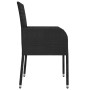 Garden chairs with cushions 2 units black synthetic rattan by vidaXL, Garden chairs - Ref: Foro24-319885, Price: 84,47 €, Dis...