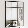 Black metal wall mirror 80x60 cm by vidaXL, Mirrors - Ref: Foro24-342207, Price: 69,79 €, Discount: %