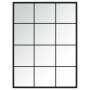 Black metal wall mirror 80x60 cm by vidaXL, Mirrors - Ref: Foro24-342207, Price: 69,79 €, Discount: %