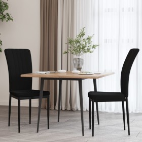 Dining chairs 2 units black velvet by vidaXL, dining chairs - Ref: Foro24-326099, Price: 88,99 €, Discount: %