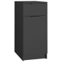 Black plywood desk cabinet 33.5x50x75 cm by vidaXL, Lockers and storage cabinets - Ref: Foro24-811503, Price: 76,34 €, Discou...