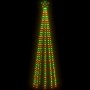 Conical Christmas tree with 400 colored LEDs 100x360 cm by vidaXL, Christmas trees - Ref: Foro24-51291, Price: 105,84 €, Disc...