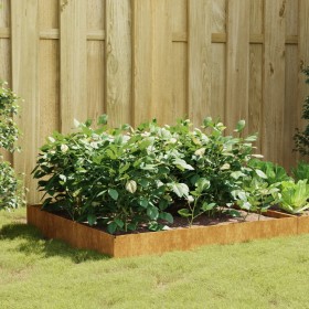 Jardinera acero corten 100x100x26 cm de vidaXL, Maceteros y jardineras - Ref: Foro24-824514, Precio: 68,99 €, Descuento: %