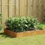 Jardinera acero corten 100x100x33,5 cm de vidaXL, Maceteros y jardineras - Ref: Foro24-824515, Precio: 64,83 €, Descuento: %