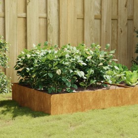 Jardinera acero corten 100x100x41 cm de vidaXL, Maceteros y jardineras - Ref: Foro24-824516, Precio: 69,64 €, Descuento: %