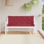 Gartenbankauflagen 2 Stück rot rot 150x50x7 cm von vidaXL, Kissen für Stühle und Sofas - Ref: Foro24-315025, Preis: 59,45 €, ...