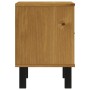 Mesita de noche FLAM madera maciza de pino 40x35x50 cm de vidaXL, Mesitas de noche - Ref: Foro24-357812, Precio: 59,70 €, Des...