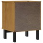 Mesita de noche FLAM madera maciza de pino 40x35x50 cm de vidaXL, Mesitas de noche - Ref: Foro24-357812, Precio: 59,70 €, Des...