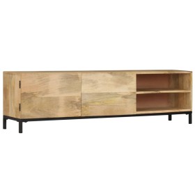 Mueble para TV madera maciza de mango 145x30x41 cm de vidaXL, Muebles TV - Ref: Foro24-247944, Precio: 280,31 €, Descuento: %