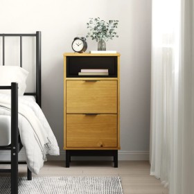 FLAM solid pine wood bedside table 40x35x80 cm by vidaXL, Nightstands - Ref: Foro24-357814, Price: 81,97 €, Discount: %