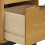 Mesita de noche FLAM madera maciza de pino 40x35x80 cm de vidaXL, Mesitas de noche - Ref: Foro24-357814, Precio: 81,29 €, Des...