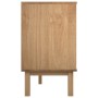 Cajonera OTTA madera maciza pino marrón y blanco 111x43x73,5 cm de vidaXL, Cajoneras - Ref: Foro24-348587, Precio: 181,57 €, ...