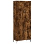 Tall smoked oak plywood sideboard 69.5x34x180 cm by vidaXL, Sideboards - Ref: Foro24-3199558, Price: 148,99 €, Discount: %