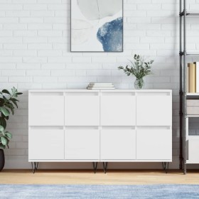 Sideboards 2 pcs white plywood by vidaXL, Sideboards - Ref: Foro24-3190173, Price: 130,39 €, Discount: %