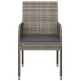 Garden chairs with cushions 2 units gray synthetic rattan by vidaXL, Garden chairs - Ref: Foro24-319886, Price: 86,38 €, Disc...