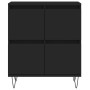 2 Stück Sideboards aus schwarzem Sperrholz von vidaXL, Sideboards - Ref: Foro24-3190174, Preis: 131,22 €, Rabatt: %