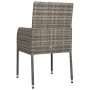 Garden chairs with cushions 2 units gray synthetic rattan by vidaXL, Garden chairs - Ref: Foro24-319886, Price: 86,38 €, Disc...