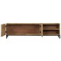 Solid mango wood TV cabinet 145x30x41 cm by vidaXL, TV Furniture - Ref: Foro24-247944, Price: 297,87 €, Discount: %