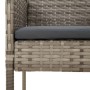 Garden chairs with cushions 2 units gray synthetic rattan by vidaXL, Garden chairs - Ref: Foro24-319886, Price: 86,38 €, Disc...