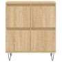 Aparadores 2 uds madera contrachapada color roble sonoma de vidaXL, Aparadores - Ref: Foro24-3190176, Precio: 132,65 €, Descu...