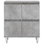 Sideboards 2 Stück betongraues Sperrholz von vidaXL, Sideboards - Ref: Foro24-3190177, Preis: 127,13 €, Rabatt: %