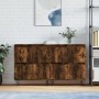 Sideboards 2 Einheiten aus geräuchertem Eichensperrholz von vidaXL, Sideboards - Ref: Foro24-3190178, Preis: 126,14 €, Rabatt: %