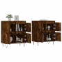 Sideboards 2 Einheiten aus geräuchertem Eichensperrholz von vidaXL, Sideboards - Ref: Foro24-3190178, Preis: 126,14 €, Rabatt: %