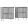 Sideboards 2 Stück Sonoma graues Sperrholz von vidaXL, Sideboards - Ref: Foro24-3190179, Preis: 151,99 €, Rabatt: %