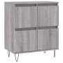 Sideboards 2 Stück Sonoma graues Sperrholz von vidaXL, Sideboards - Ref: Foro24-3190179, Preis: 151,99 €, Rabatt: %