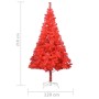 Artificial Christmas tree with red PVC stand 210 cm by vidaXL, Christmas trees - Ref: Foro24-321008, Price: 40,56 €, Discount: %