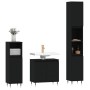 Set de muebles de baño 3 piezas madera contrachapada negro de vidaXL, Muebles de baño - Ref: Foro24-3187782, Precio: 164,72 €...