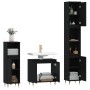 Set de muebles de baño 3 piezas madera contrachapada negro de vidaXL, Muebles de baño - Ref: Foro24-3187782, Precio: 164,72 €...