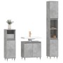 Set de muebles baño 3 pzas madera contrachapada gris hormigón de vidaXL, Muebles de baño - Ref: Foro24-3187785, Precio: 179,8...