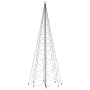 Weihnachtsbaum mit Metallstange 1400 warmweiße LEDs 5 m von vidaXL, Weihnachtsbäume - Ref: Foro24-328632, Preis: 123,99 €, Ra...