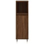 Bathroom furniture set 3 pieces brown oak plywood by vidaXL, Bathroom furniture - Ref: Foro24-3187788, Price: 174,71 €, Disco...