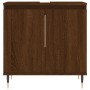 Bathroom furniture set 3 pieces brown oak plywood by vidaXL, Bathroom furniture - Ref: Foro24-3187788, Price: 174,71 €, Disco...