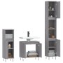 Set de muebles de baño 3 pzas madera contrachapada gris sonoma de vidaXL, Muebles de baño - Ref: Foro24-3187795, Precio: 167,...