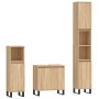 3-piece bathroom furniture set made of oak veneer plywood. by vidaXL, Bathroom furniture - Ref: Foro24-3187800, Price: 213,99...