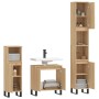 3-piece bathroom furniture set made of oak veneer plywood. by vidaXL, Bathroom furniture - Ref: Foro24-3187800, Price: 213,99...