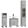 Concrete gray plywood 3-piece bathroom furniture set by vidaXL, Bathroom furniture - Ref: Foro24-3187801, Price: 178,08 €, Di...